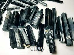 1000 Gram 95 Pieces Top Quality High Lustrous Black Tourmaline Crystals Lot