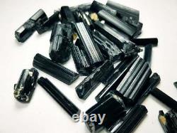 1000 Gram 95 Pieces Top Quality High Lustrous Black Tourmaline Crystals Lot