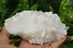 100% Natural White Samadhi Quartz 519 gm Healing Meditation Mineral Home Décor