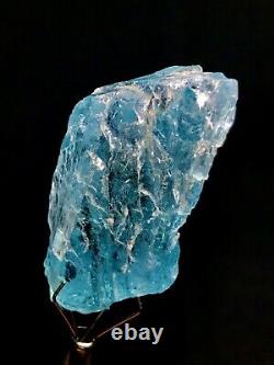 103Carat Beautifull 2Pieces Unique Color Blue Aquamarine Crystal From @Africa