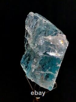 103Carat Beautifull 2Pieces Unique Color Blue Aquamarine Crystal From @Africa