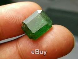 10-Carat Good Quality Emerald Cut Facet Stone From Swat 1-Piece