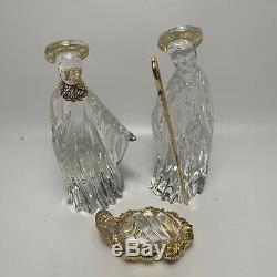 10 Piece Gorham Crystal Nativity Set Made In Germany