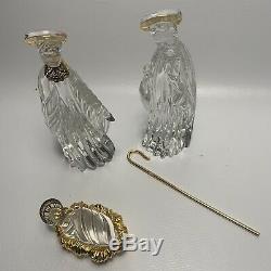 10 Piece Gorham Crystal Nativity Set Made In Germany