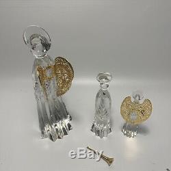 10 Piece Gorham Crystal Nativity Set Made In Germany