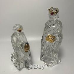 10 Piece Gorham Crystal Nativity Set Made In Germany