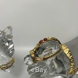 10 Piece Gorham Crystal Nativity Set Made In Germany