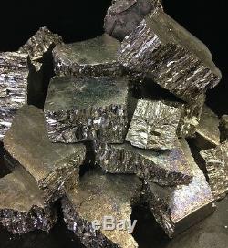 10kgs (22.2 lbs) Bismuth Metal 99.99% Pure Chunks and Pieces Crystal Growing