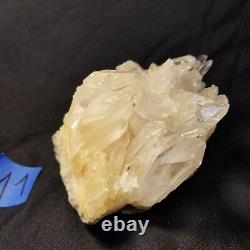 1105g Grams Natural Beautiful White QUARTZ Crystal Piece Points Specimen #11