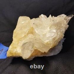 1105g Grams Natural Beautiful White QUARTZ Crystal Piece Points Specimen #11