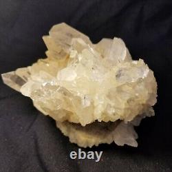 1105g Grams Natural Beautiful White QUARTZ Crystal Piece Points Specimen #11