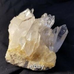 1105g Grams Natural Beautiful White QUARTZ Crystal Piece Points Specimen #11