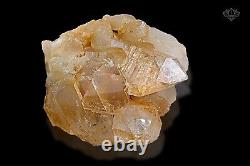 1176gm Orange Cathedral Crystal Pencil Quartz Golden Rutile Raw Mineral Specimen