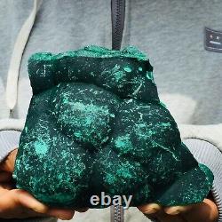 1188g Large Natural Malachite Green Circular Banded Crystal Piece Rare Specimen