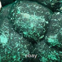 1188g Large Natural Malachite Green Circular Banded Crystal Piece Rare Specimen