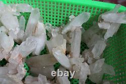 11LB 25 Pieces Natural Clear Quartz Crystal Cluster Points Whalesales Price