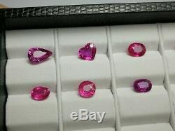 11.80 Carat Top Quality Ruby cut 7 Pieces From Africa