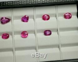 11.80 Carat Top Quality Ruby cut 7 Pieces From Africa