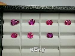 11.80 Carat Top Quality Ruby cut 7 Pieces From Africa