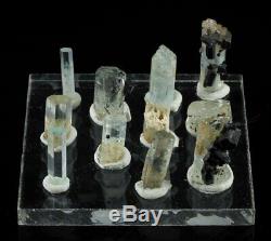 11 Piece AQUAMARINE Crystal Parcel from Erongo, Namibia 7075