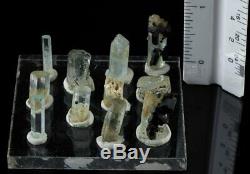 11 Piece AQUAMARINE Crystal Parcel from Erongo, Namibia 7075