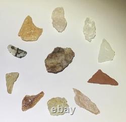11 Piece Azeztulite Ascension Crystal Set Powerful Natural Crystal Collection