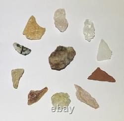 11 Piece Azeztulite Ascension Crystal Set Powerful Natural Crystal Collection
