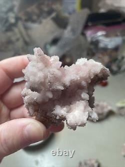 11 Piece Pink Raw Amethyst Crystal Mineral Specimen Wholesale LOT HOT