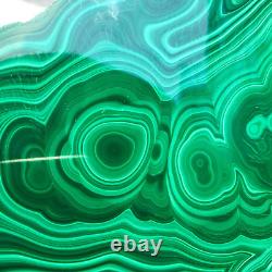 1238g Large Natural Malachite Green Circular Banded Crystal Piece Rare Specimen