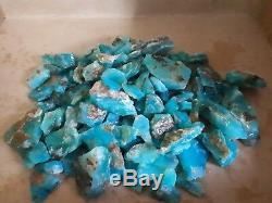 1300 Grams Andean Blue Opal Rough Natural Stone High Grade Peru220 Pieces Aaa