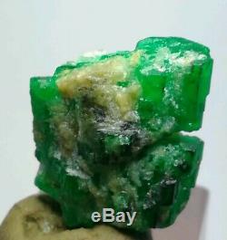 131 carat 2 pieces Perfectly Emerald Crystal Specimen from Swat mine Pakistan