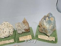 1380 g. 12 Piece Collection of Rocks Minerals Crystals Estate Sale