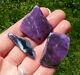 13.1g 3 Piece Lot Polished Sugilite Slabs From Kalahari, South Africa 31810