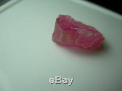 13.75ct CALIFORNIA PINK TOURMALINE gemmy Rough Cab Crystal Cali single piece