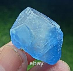 144grams A lovely lot of 6pieces lot superb lustrous blue Celestine crystals