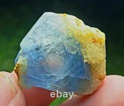 144grams A lovely lot of 6pieces lot superb lustrous blue Celestine crystals