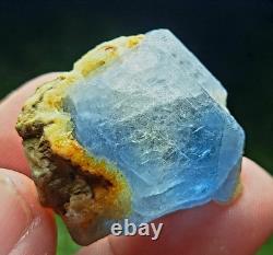 144grams A lovely lot of 6pieces lot superb lustrous blue Celestine crystals