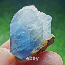 144grams A lovely lot of 6pieces lot superb lustrous blue Celestine crystals
