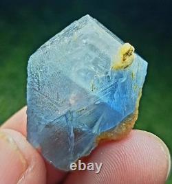 144grams A lovely lot of 6pieces lot superb lustrous blue Celestine crystals