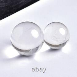 150mm Clear Divination Crystal Ball Glass Sphere Free Wooden Stand Home Decorati