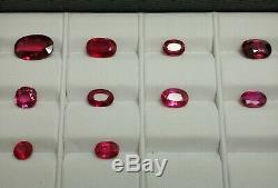 15.30 Carat Top Quality Ruby cut 10 Pieces From Africa