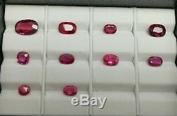 15.30 Carat Top Quality Ruby cut 10 Pieces From Africa