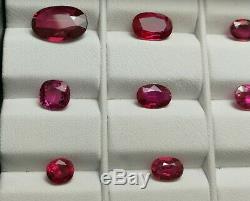 15.30 Carat Top Quality Ruby cut 10 Pieces From Africa