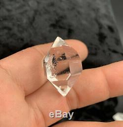 15.79 g Enhydro Herkimer Diamond Gem, Incredible Water-Clear Piece with Moving Gas