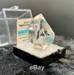 15.79 g Enhydro Herkimer Diamond Gem, Incredible Water-Clear Piece with Moving Gas