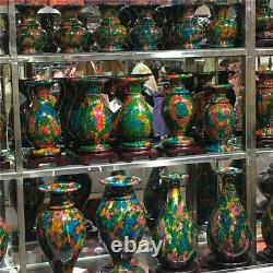 15.8 LB Wholesale A Piece Taiwan China Seven Colors Jade Vase specimen-Random