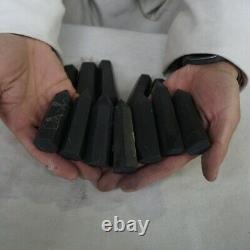 15 Pieces Natural Shungite Protect Radiation Crystal Point Tower Healing Russia