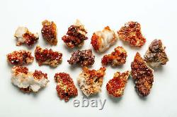 15 Pieces! Red Vanadinite Specimen From Morocco