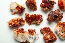 15 Pieces! Red Vanadinite Specimen From Morocco