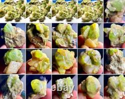 15 pieces Natural Green Peridot Crystals specimen Lot from Pakistan